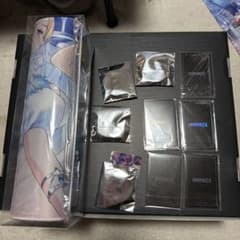 c107 ブラウンダスト2 デスクマット「雪うさぎ」+購入特典カード缶