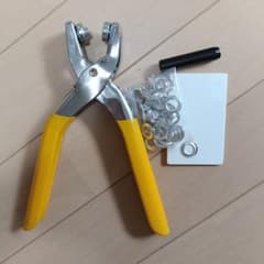 ハトメパンチ イエロー 付属品付きのサムネイル
