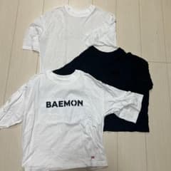 UNIQLO UT BAEMON Tシャツ ホワイト Mサイズ3枚セットのサムネイル