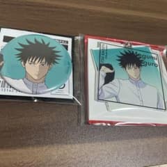 呪術廻戦展 伏黒恵 キーホルダー 缶バッジ 海辺、学生証 呪術廻戦 きらきら缶バッジ+75 Enjoy Japan ver. 伏黒恵: その他グッズ