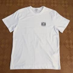 ロエベ LOEWE アナグラム 刺繍 半袖 Tシャツ ホワイト Mサイズ - メルカリ