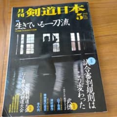 月刊 剣道日本 1995年5月号 特集 生きている一刀流のサムネイル