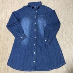 デニムシャツ　デニムワンピース130のサムネイル