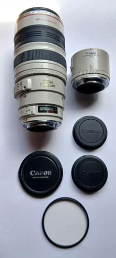 Canon 100-400mmズームレンズと2倍エクステンダーのセット Canon 100-400mmズームレンズと2倍エクステンダーのセット - メルカリ