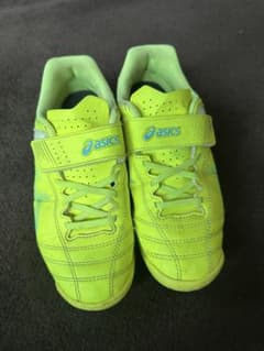 ASICS トレーニングシューズ 蛍光イエロー 21.5センチのサムネイル