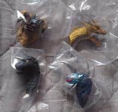 ゴジラ一番くじ 大怪獣列伝G　G賞×4種