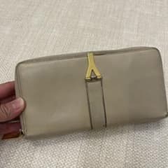 YSL 長財布 ベージュ ゴールド金具のサムネイル