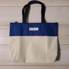 LE CREUSET 保冷ランチバッグ ブルー×ホワイトのサムネイル