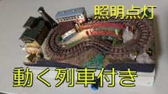 【鉄道模型】ミニジオラマ「温泉街」動力車・照明付き ハンドメイド m79916220811_1.jpg?1739603967