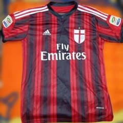 サッカー イタリア ACミラン ユニフォーム Lサイズ ラスト1枚のサムネイル