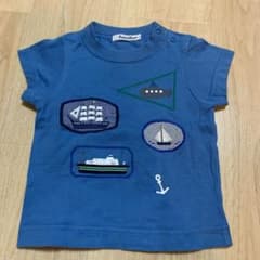 クロちゃん様専用‼️ファミリア Tシャツ ブルー 80cmのサムネイル