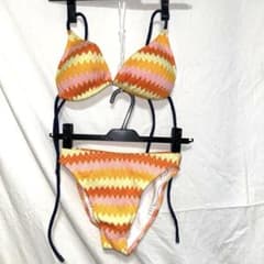 Heisei Retro Separate Women's Bikini Swimsuit, Y2K Fashion, Size 9 (M)
