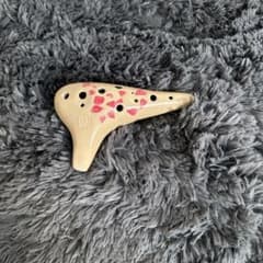 高級 CLAYTONE AC 蘭 オカリナ 花柄 管楽器 - メルカリ