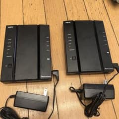 美品⭐︎NEC PA-WG2600HS2 BLACK 2台セットのサムネイル