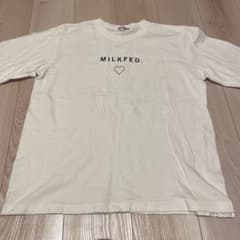 MILKFED. ハートマーク 長袖Tシャツ ホワイトのサムネイル