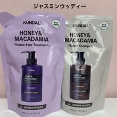 KUNDALクンダル ジャスミンウッディー　 詰め替えシャンプートリートメントのサムネイル