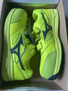 Mizuno 蛍光イエロー 安全靴 28.0cm ベルクロ式 - メルカリ
