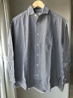 美品】TICCA スクエアビッグシャツ ギンガムチェック 白×黒 - メルカリ