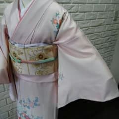 優しいピンクの訪問着　※着物のみのサムネイル