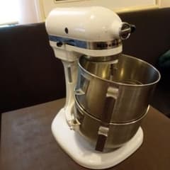 KitchenAid KSM5 ホワイトボウル2個付き - メルカリ