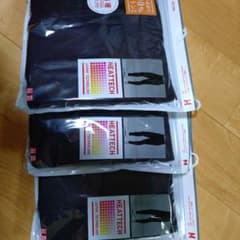 HEATTECH 黒下着 Mサイズ 3枚セットのサムネイル