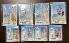 ブルーアーカイブ　描き下ろしアクリルスタンド　キーホルダー　水着ver.　全8種