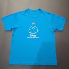 モンベル 雷鳥 白馬 HAKUBA 速乾Tシャツ Lサイズ 青色　ブルー