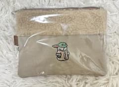 スターウォーズ　マンダロリアンアンドグローグー　グローグー 刺繍ポーチ
