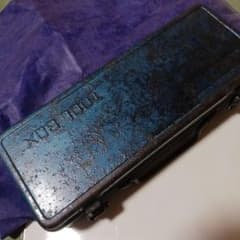 ヴィンテージ青い金属製ツールボックスのサムネイル