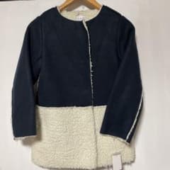 新品タグ付き　キッズボアコート　140のサムネイル