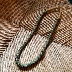Vintage★African Brass bead long necklaceのサムネイル