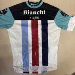 Bianchi MILANO サイクルジャージ M 半袖　新品未使用タグ付き Bianchi MILANO サイクルジャージ 半袖 - メルカリ