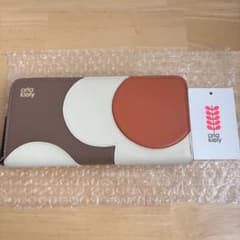 Orla Kiely オーラカイリー 長財布 ブラウン オレンジ アイボリー 