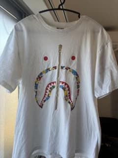 A BATHING APE シャーク 半袖Tシャツ ホワイト
