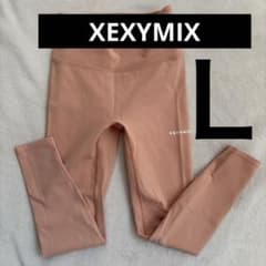 【豆大福様専用】ゼクシィミックス ヨガレギンス ヌードオレンジ Lのサムネイル