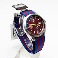 SEIKO5 自動巻き SRP305K1 FCバルセロナ 限定モデル 4R36 - メルカリ