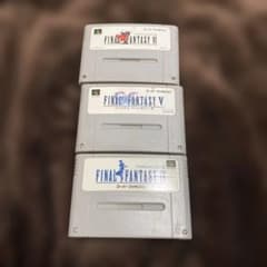 スーパーファミコン用　FINAL FANTASY IV, V, VI 3本セットのサムネイル