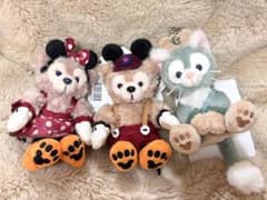 ぬいぐるみストラップ　ハロウィン2015ダッフィー  シェリーメイ　ジェラトーニ ダッフィー シェリーメイ ジェラトーニ ぬいば 2015 ハロウィン