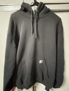 Carhartt ブラック プルオーバーパーカーのサムネイル
