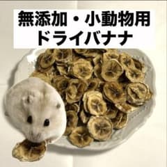 【乾燥バナナ】ハムスター・小動物用の無添加おやつ【ドライバナナ】のサムネイル