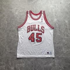 USA製】Champion Bulls jordan 45 白 希少 - メルカリ