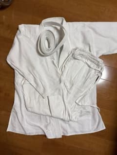 柔道衣 上下セット 白のサムネイル