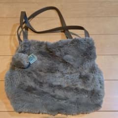 LA BAGAGERIE ファーバッグ グレーのサムネイル