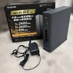 ELECOM Wi-Fi 6E ルーター 最大2402Mbpsのサムネイル