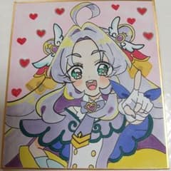 名探偵プリキュア キュアアンサー ファンアート 手描き ぬりえ風 1点