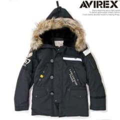AVIREXアビレックスN-3Bフライトジャケット ブラックナイツ サイズMのサムネイル