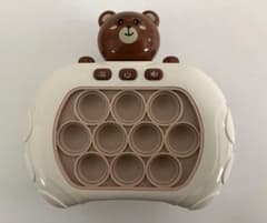 プッシュポップゲーム クマ　光る プチプチ　知育玩具　ストレス解消　くまのサムネイル