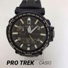 ❣️カシオCASIO❣️PRO TREK ソーラー PRG-650YLブラック腕時計 