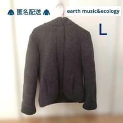 フード付き earth music&ecology ダウンジャケット Lサイズ