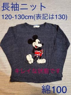 【長袖ニット】120cm-130cm、綿100のサムネイル